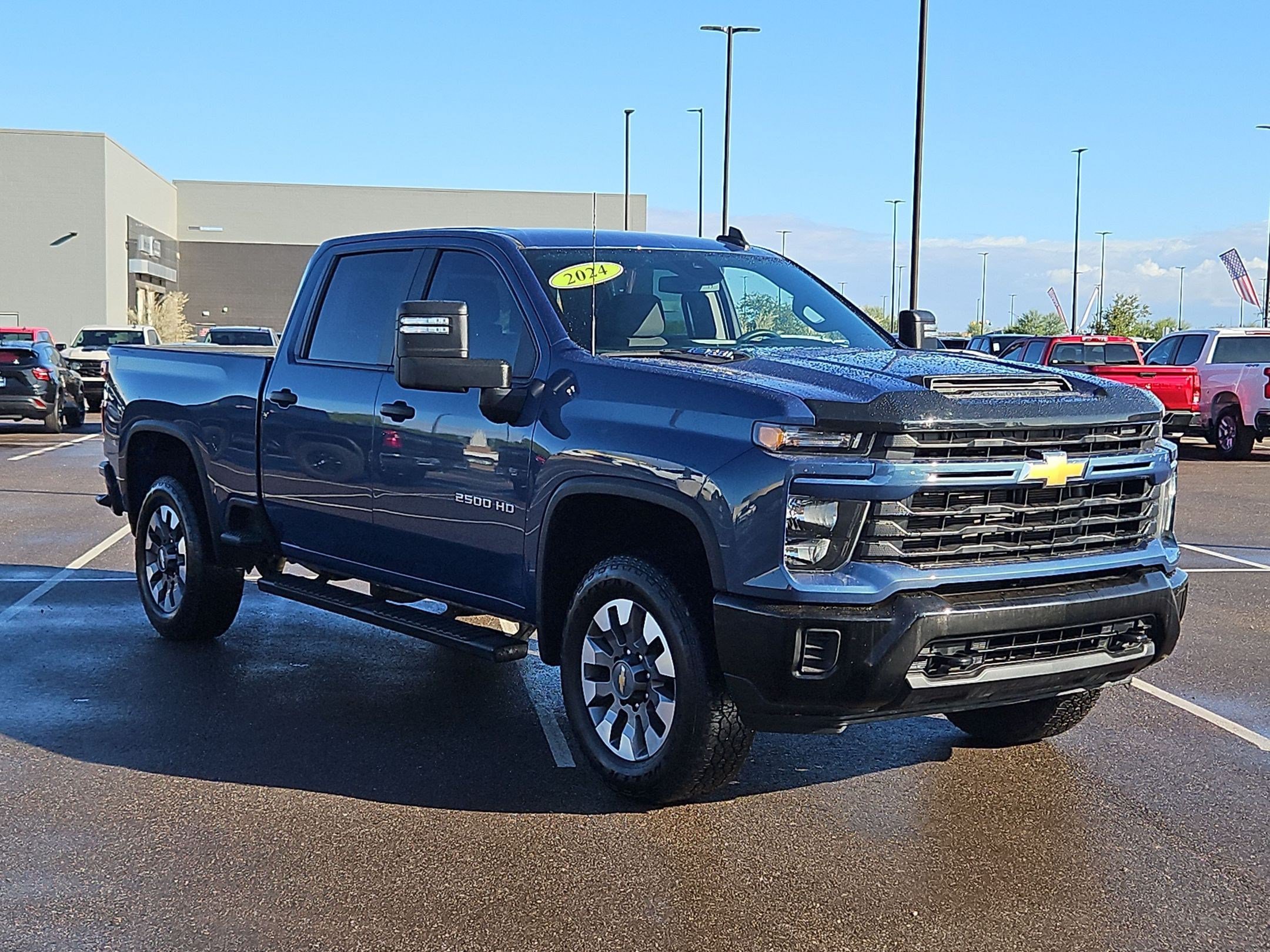 Certified Used 2024 Lakeshore Blue Metallic Chevrolet Custom image 7