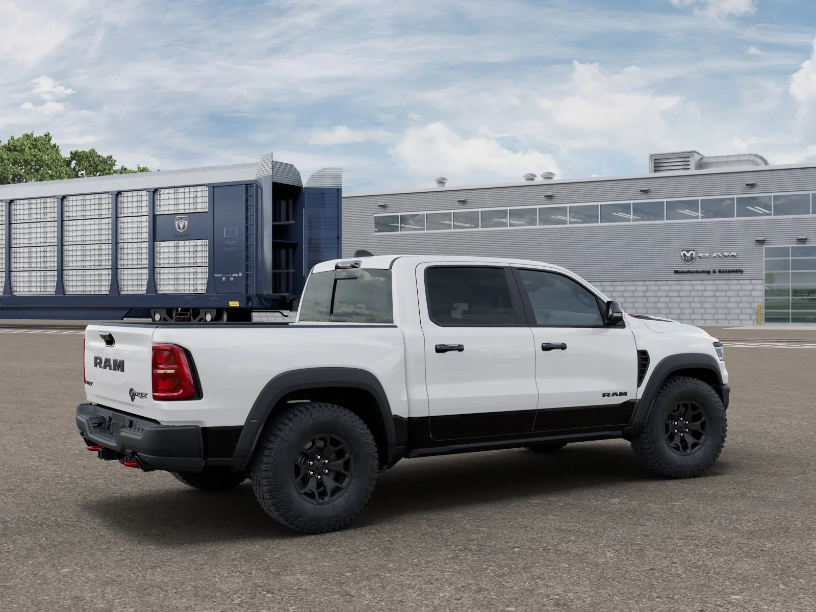 New 2027 Bright White Clear-Coat Exterior Paint RAM TRX image 2
