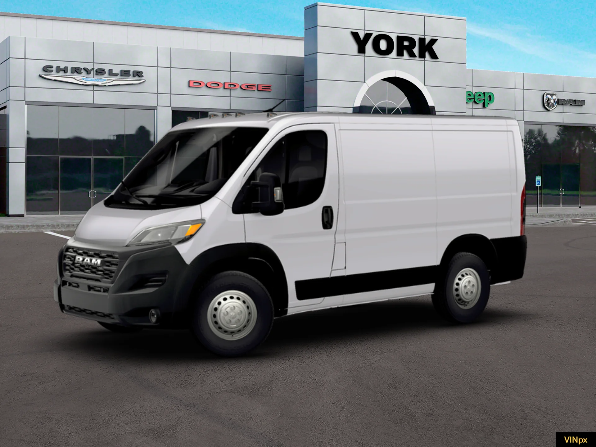 New 2026 Bright White Clear-Coat Exterior Paint RAM Tradesman image 14