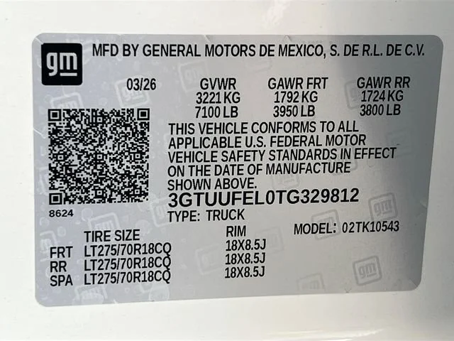 2026 GMC Sierra 1500 AT4X - Photo 20