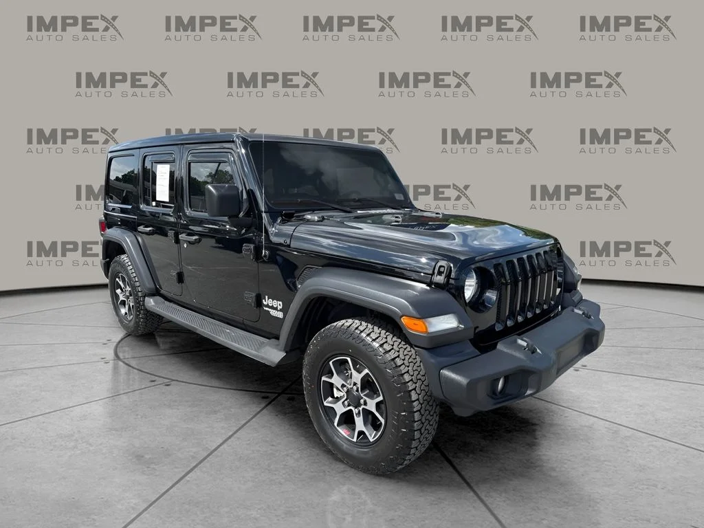 Used 2020 Black Jeep Unlimited Sport S image 8