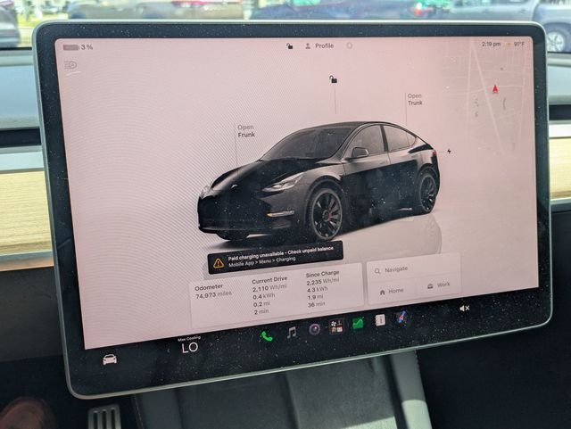 Used 2023 Solid Black Tesla Performance image 20