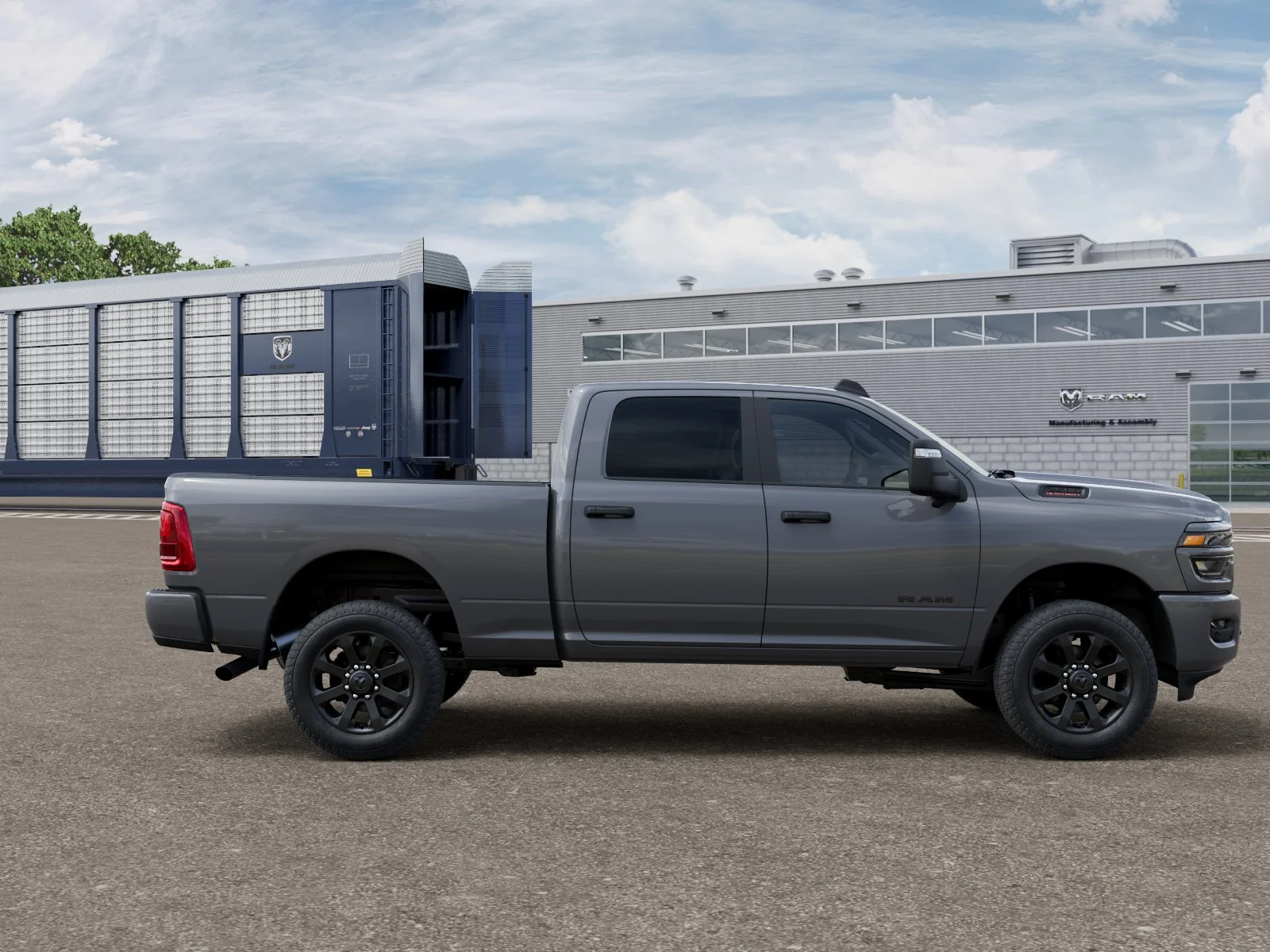 New 2026 Ceramic Gray Clear-Coat Exterior Paint RAM Big Horn image 12