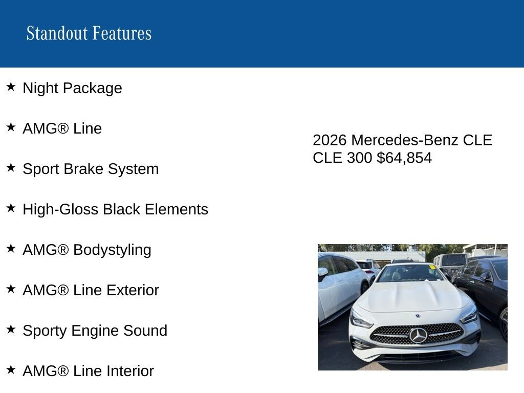 Certified Used 2026  Mercedes-Benz CLE 300 image 9
