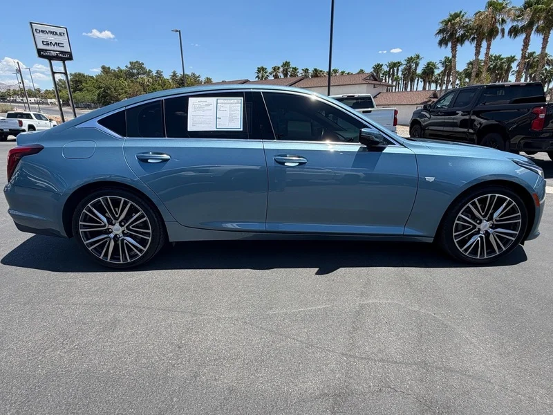 Used 2023 Midnight Steel Metallic Cadillac Premium Luxury image 2
