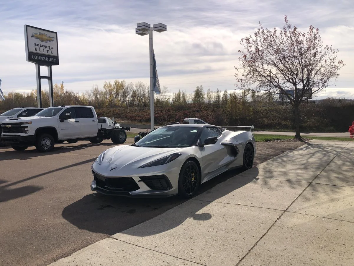New 2026 Silver Chevrolet 2dr Stingray Conv w/2LT image 4