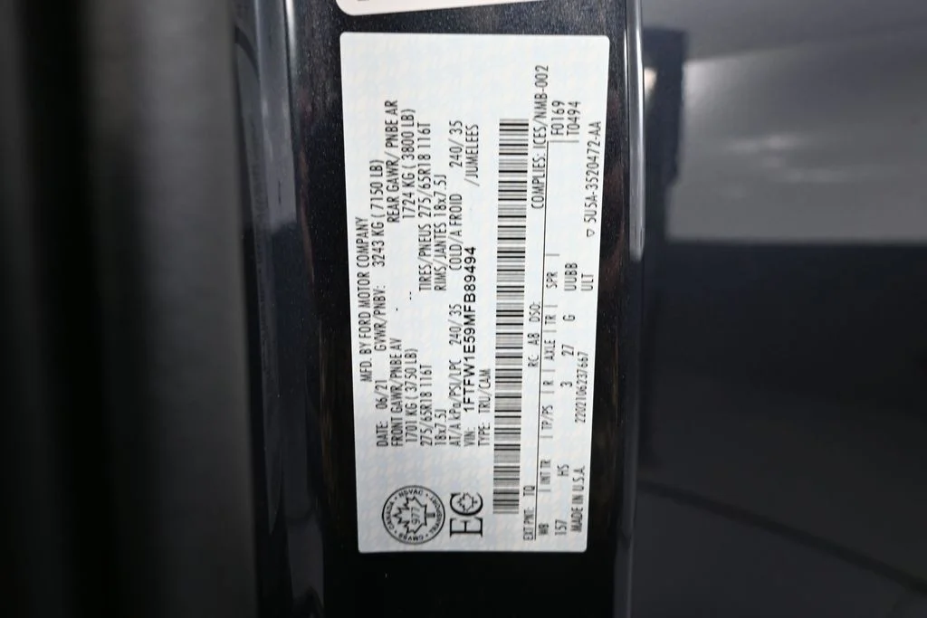 Used 2021 Blue Ford Lariat image 46