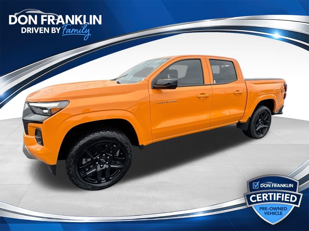 Certified Used 2025 Orange Chevrolet Z71 image 1