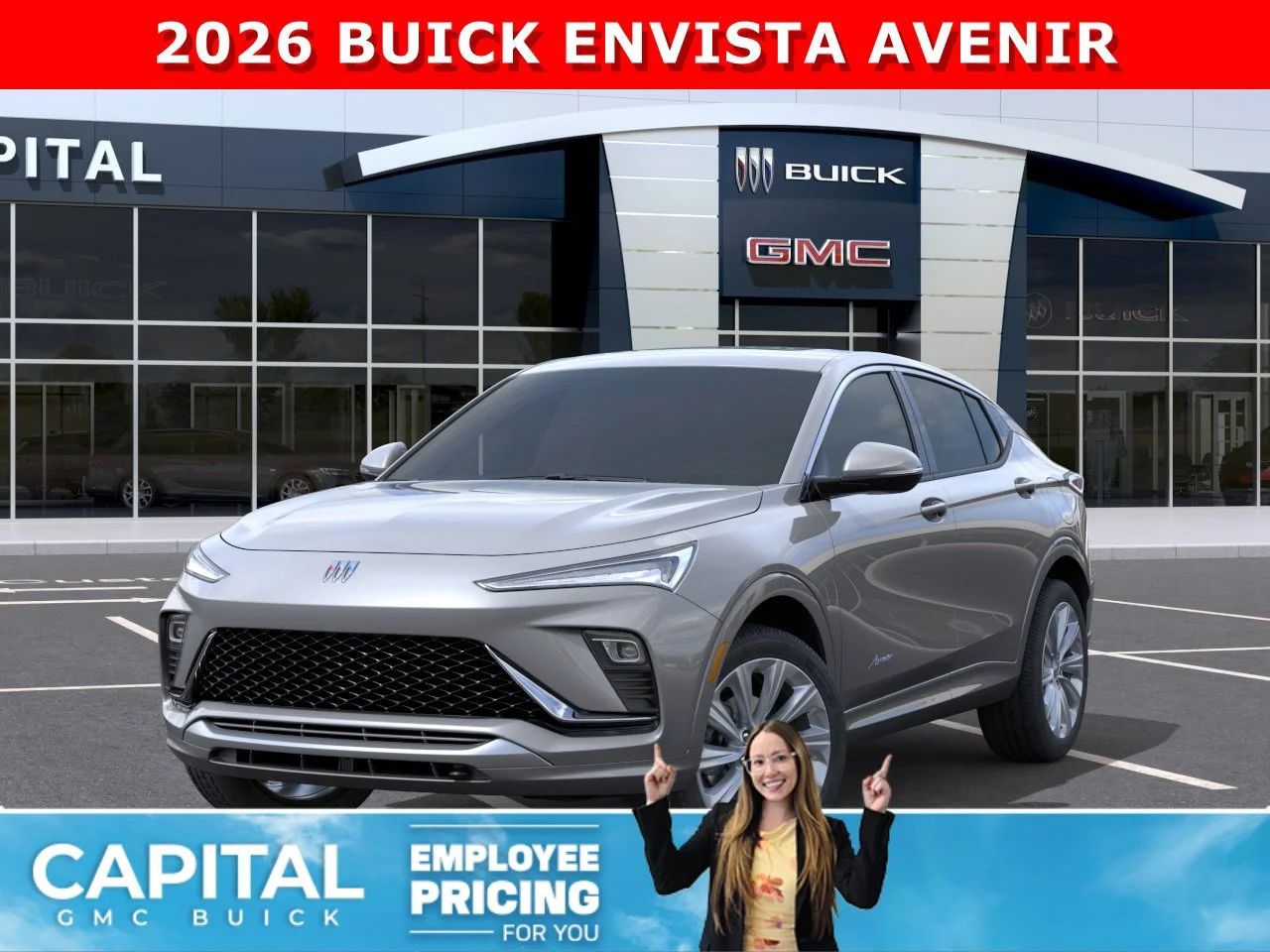 New 2026 MOONSTONE GREY METALLIC Buick Avenir image 1