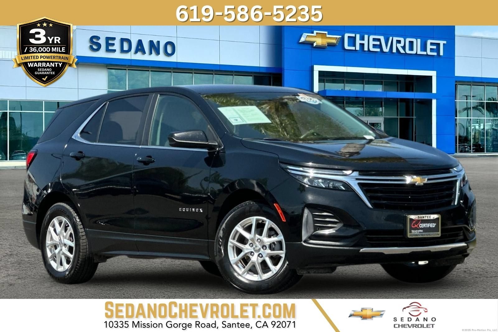 Used 2024 Mosaic Black Metallic Chevrolet LT image 1