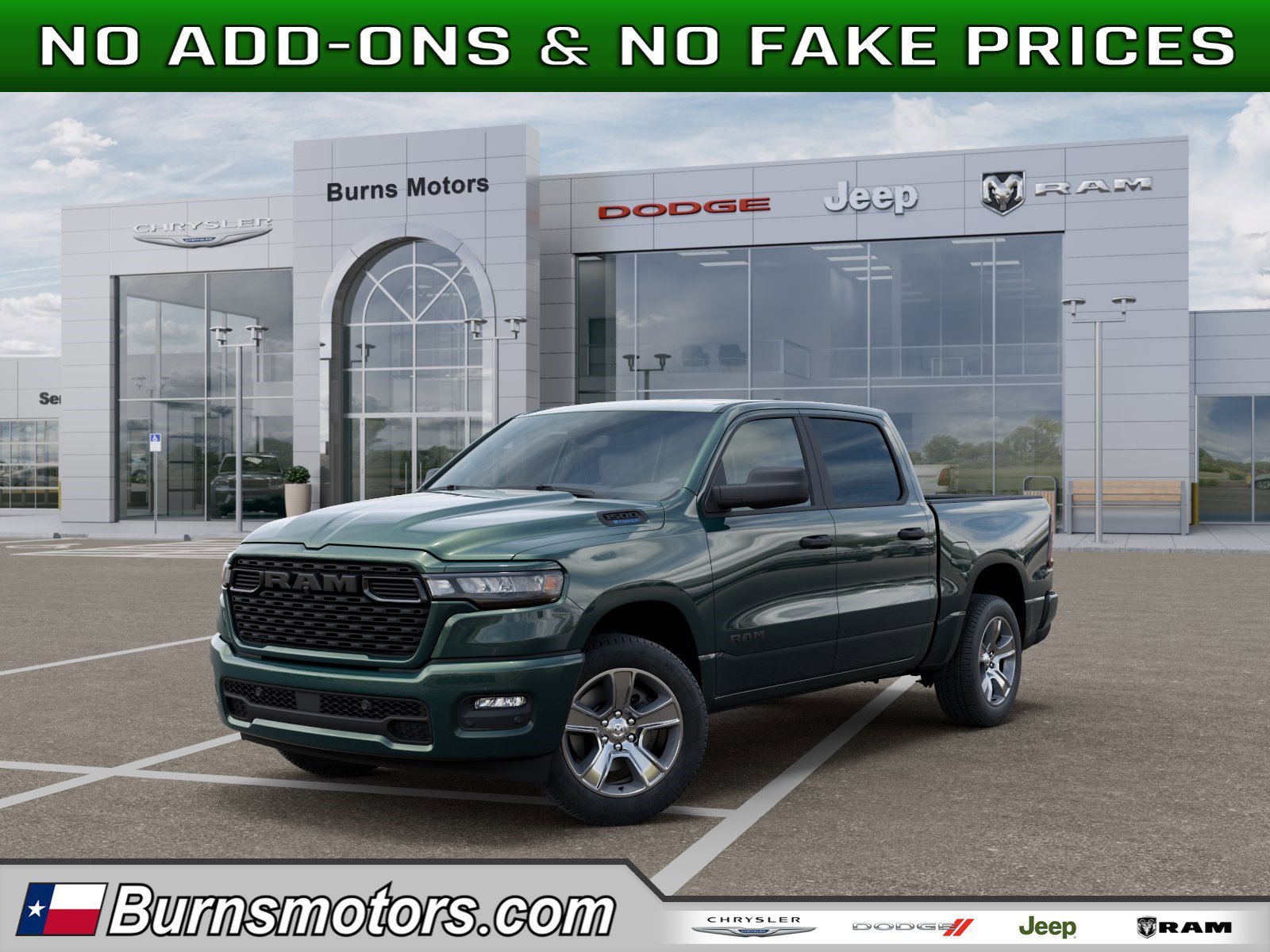New 2026 Serrano-Green Metallic Exterior Paint RAM Express image 1
