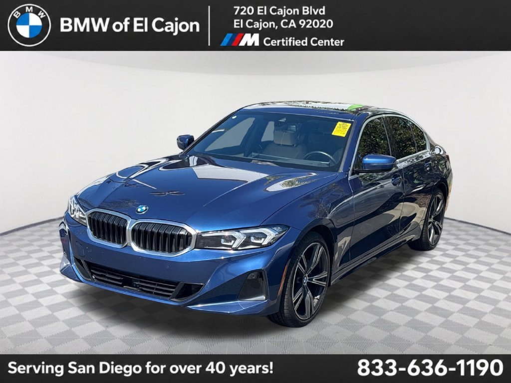 Used 2024 Blue BMW 330i image 1