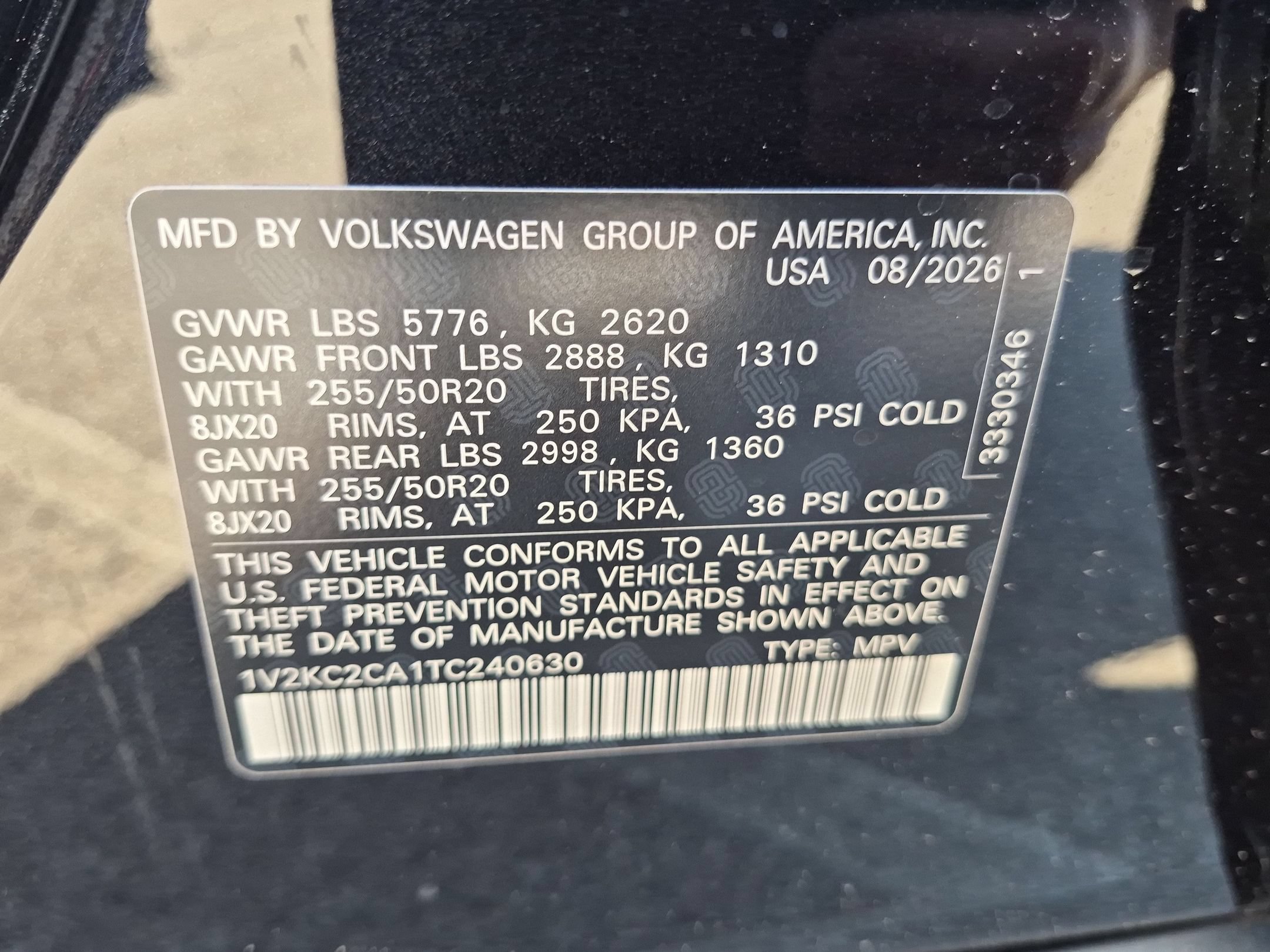 New 2026 Deep Black Pearl Volkswagen 2.0T SE w/Technology image 17