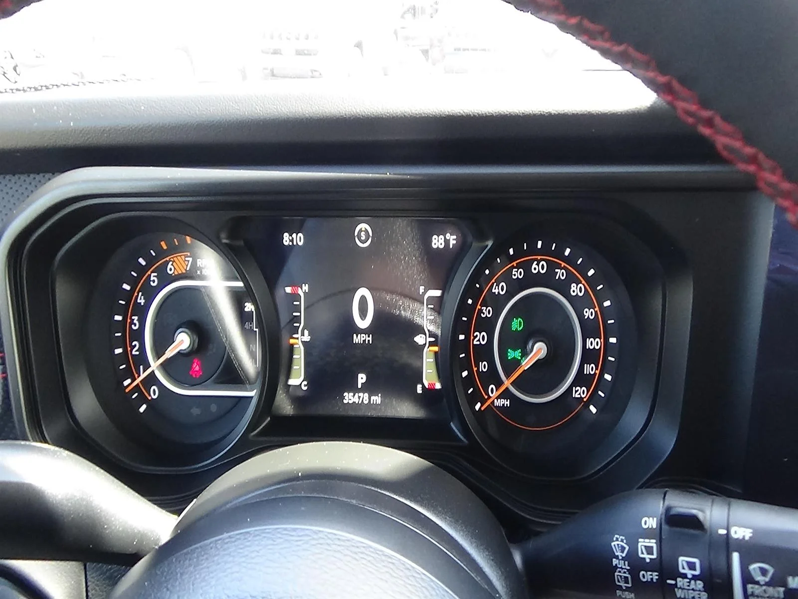 Used 2024 Hydro Blue Pearl Coat (pbj) Jeep Rubicon image 24