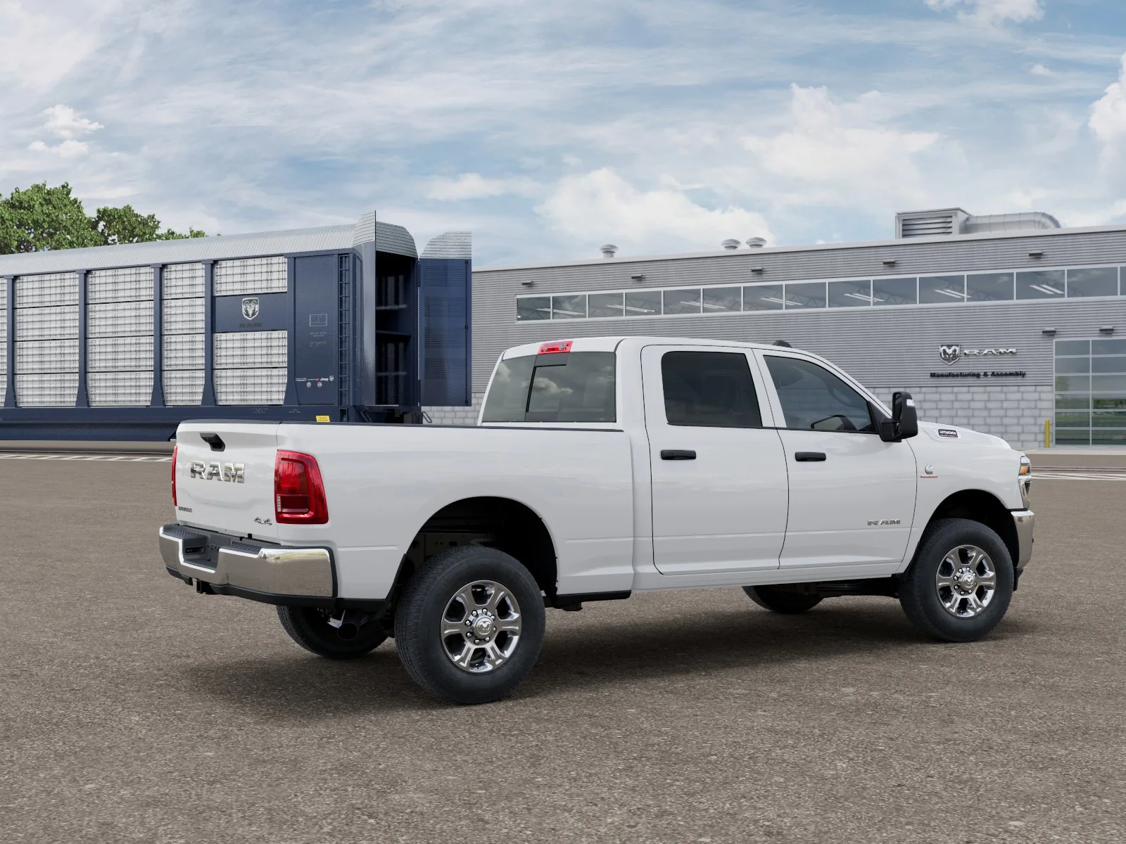 New 2027 Bright White Clearcoat RAM Big Horn image 4