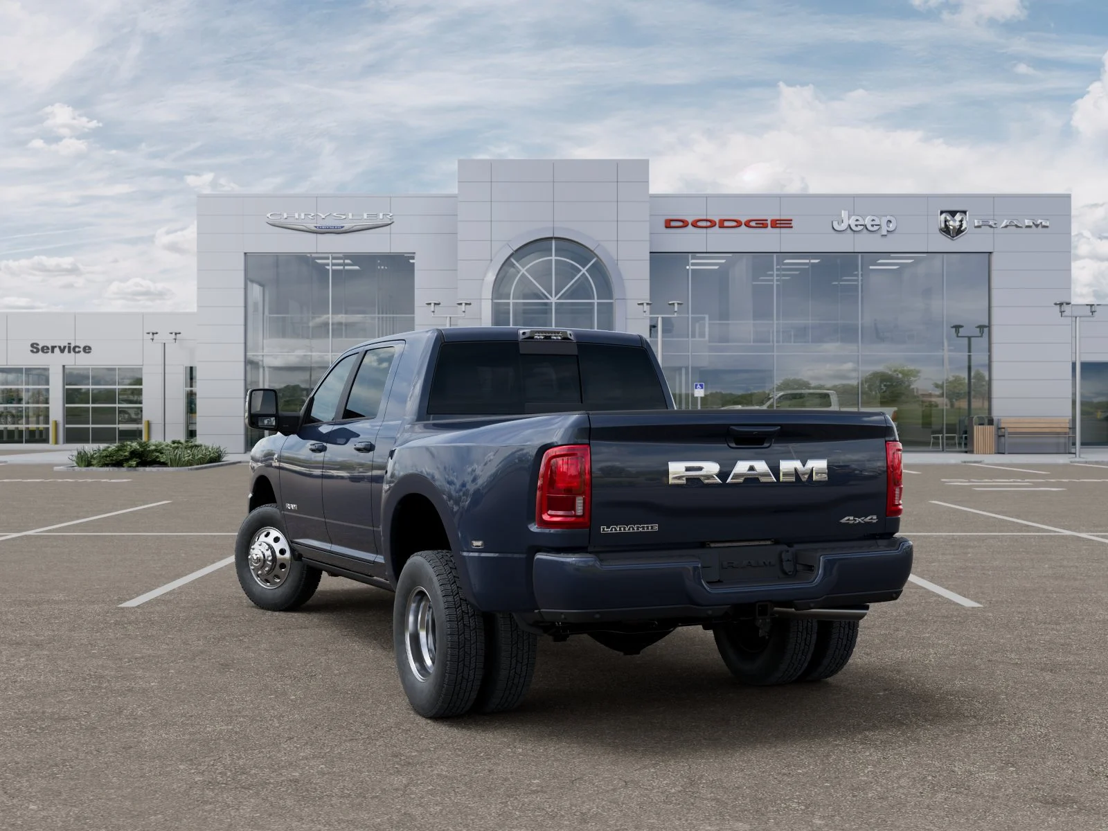 New 2026 Forged Blue Metallic Exterior Paint RAM Laramie image 13
