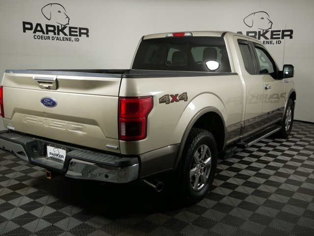 Used 2018 White Gold Ford Extended Cab LARIAT w/ Chrome Appearance Pkg image 5