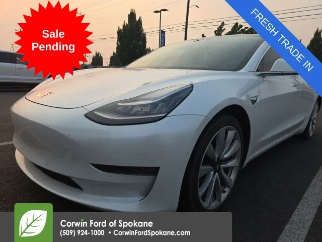 Used 2018 Pearl White Multi Tesla Long Range image 1