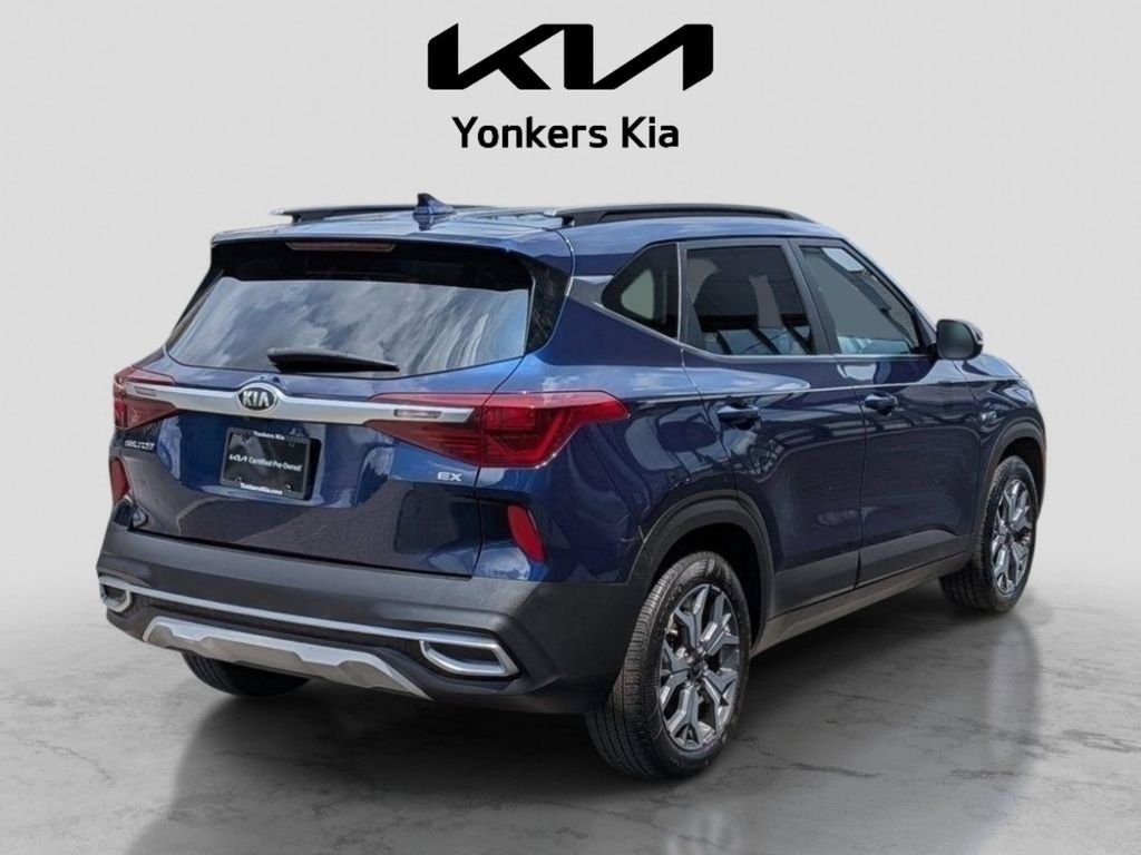 Used 2021 Blue Kia EX image 6