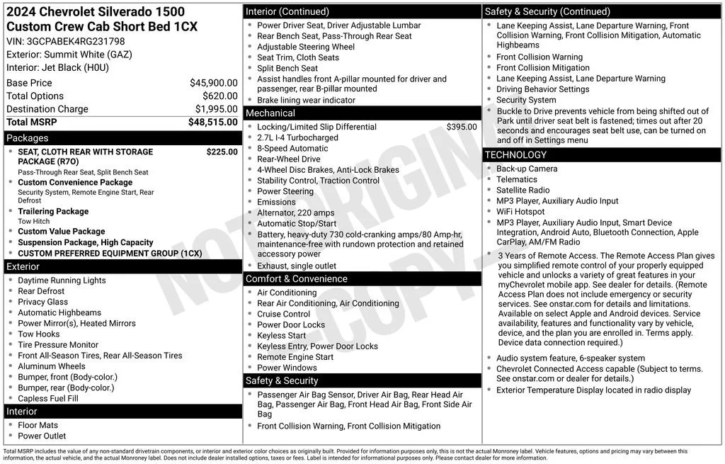 2024 Chevrolet Silverado 1500 Custom - Photo 38