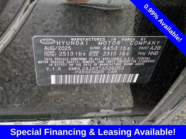 Certified Used 2026 Black Hyundai SE image 28