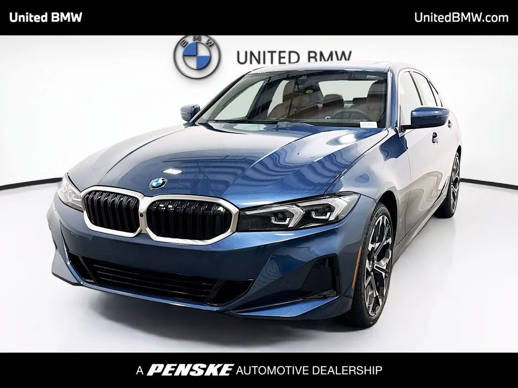 New 2026 Arctic Race Blue metallic BMW 330i image 1