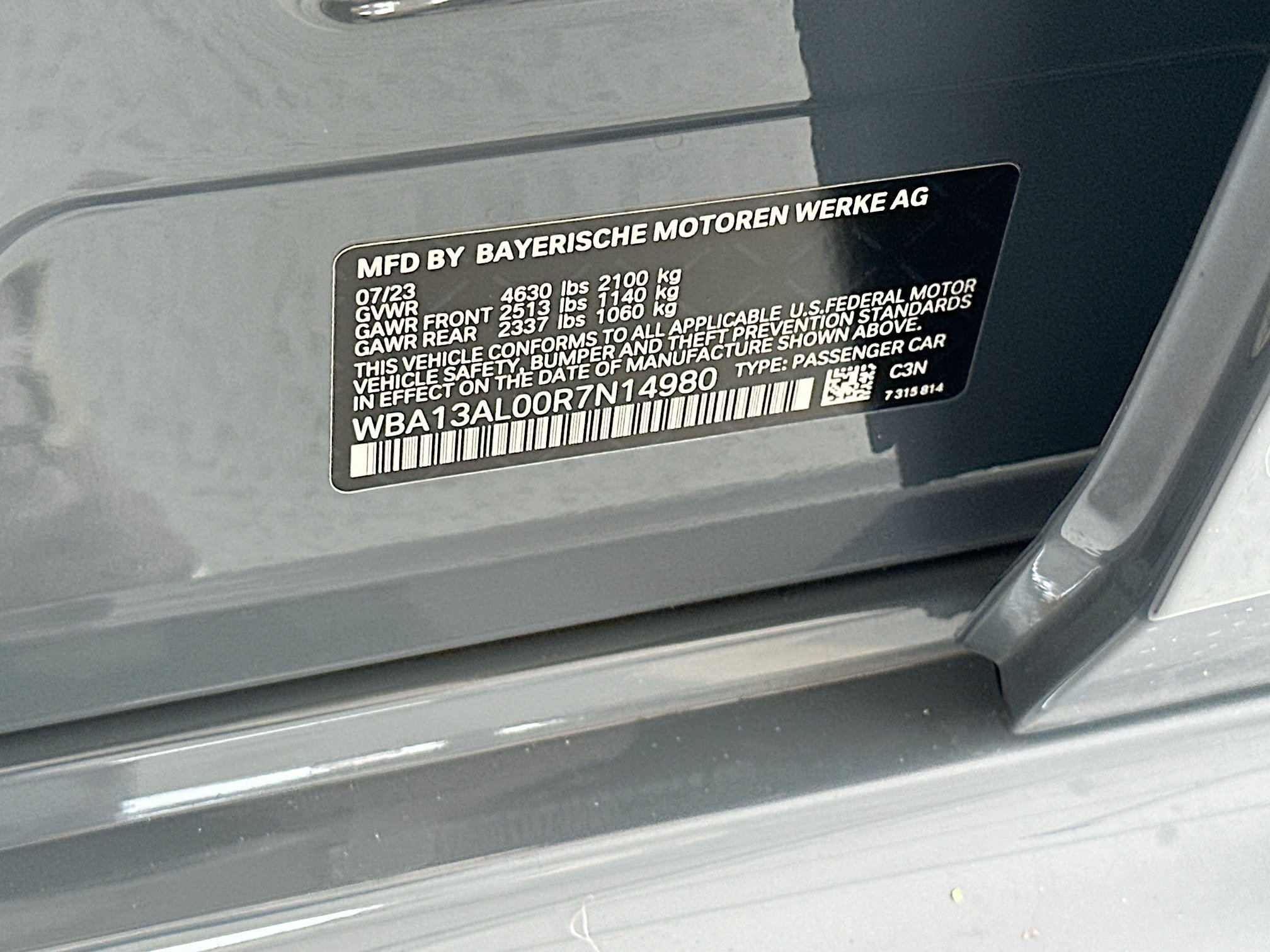 Used 2024 Storm Bay Metallic BMW M235i xDrive image 33