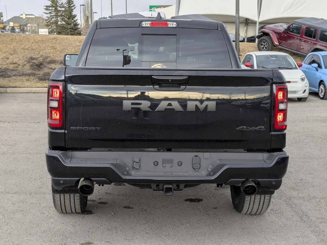 New 2026 Black RAM Sport - - Panoramic Sunroof - Sport Performance Hood - Hurricane Turbo - 3.92 Axle & More! image 7