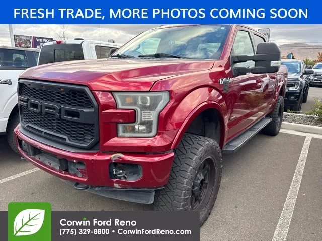 Used 2017 Ruby Red Metallic Tinted Clearcoat Ford XLT image 3