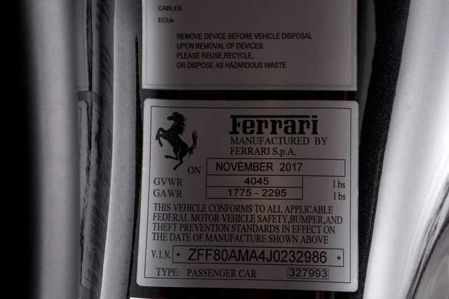 Certified Used 2018 Nero Daytona Ferrari  image 66