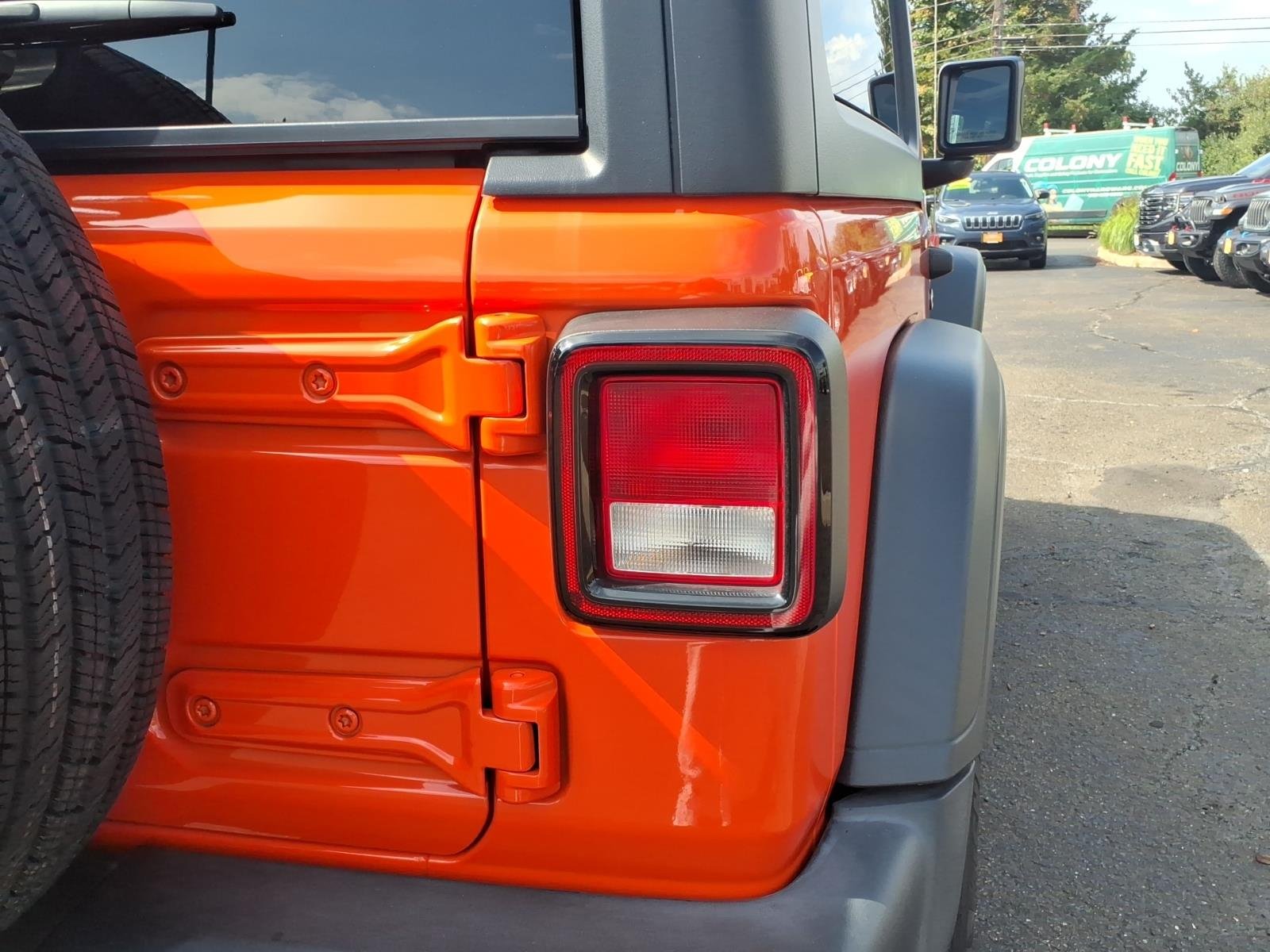 Certified Used 2023 Orange Jeep Sport S image 14