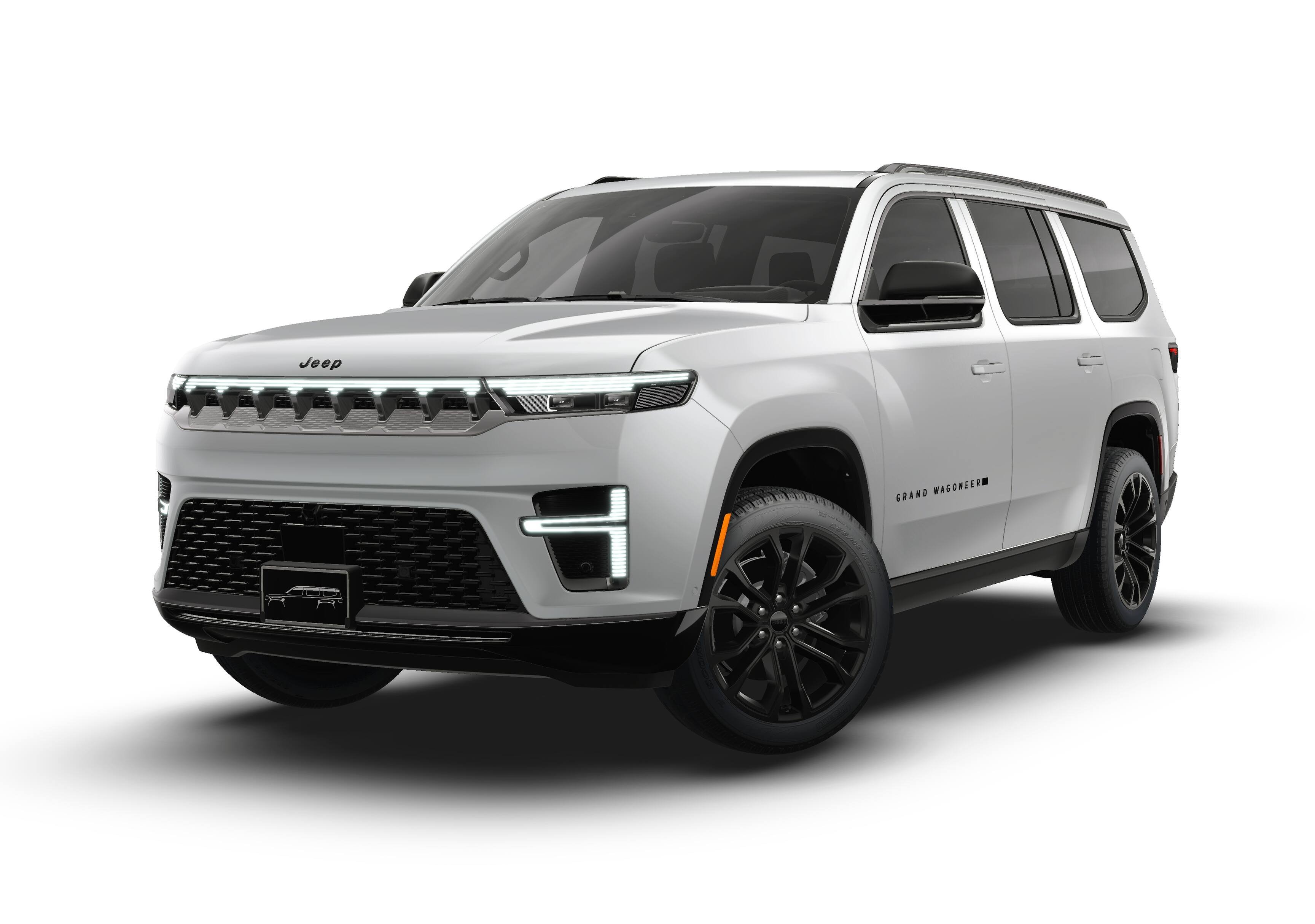 New 2026 Bright White Clear-Coat Exterior Paint Jeep Grand Wagoneer image 13