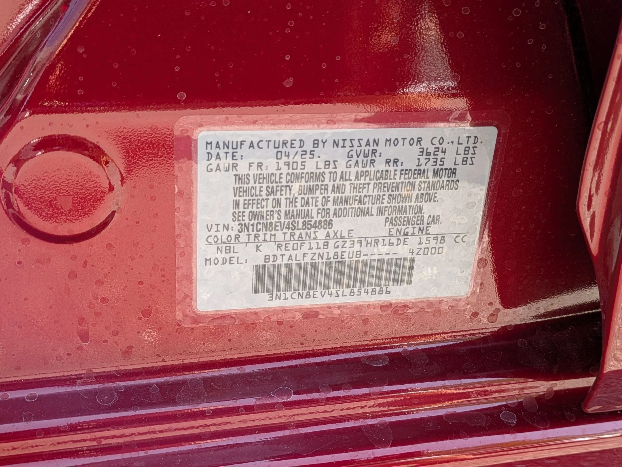 2025 Nissan Versa Sedan SV - Photo 22