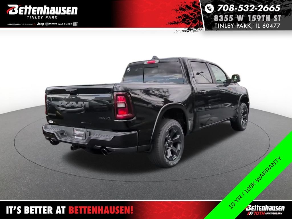 New 2026 Diamond Black Crystal Pearlcoat RAM Big Horn image 5