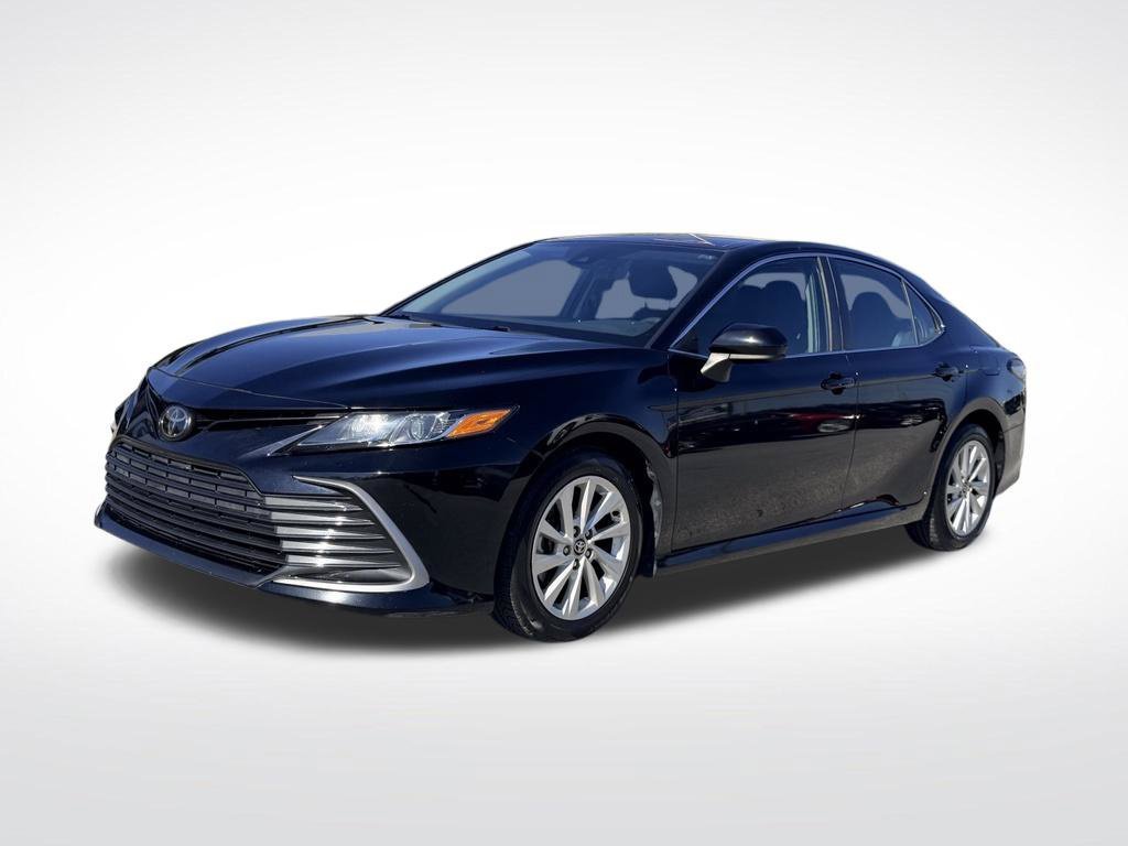 Used 2021 Black Toyota LE image 2