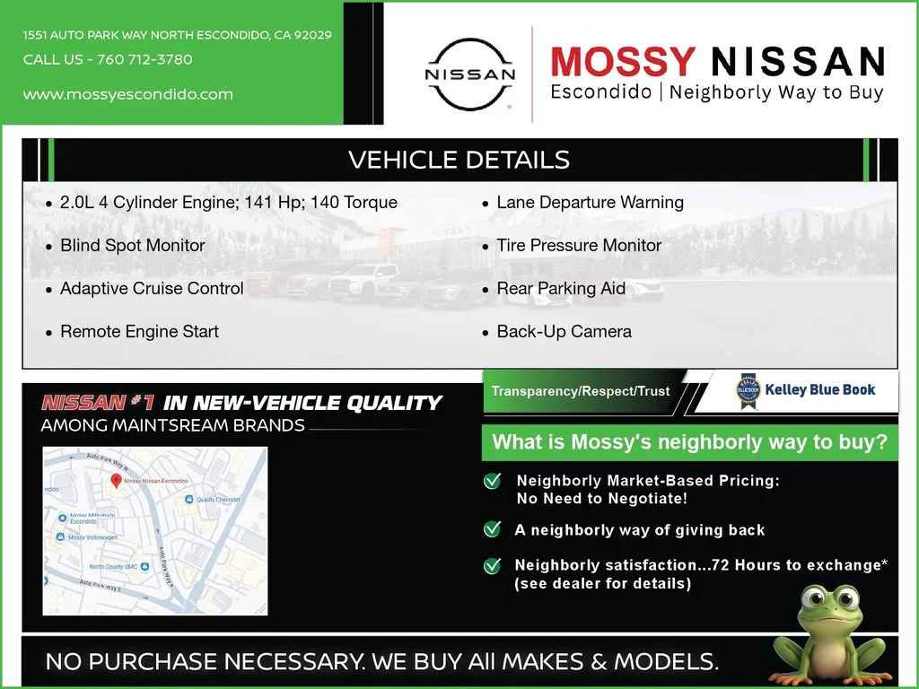 Used 2026 Brown Nissan SV image 3