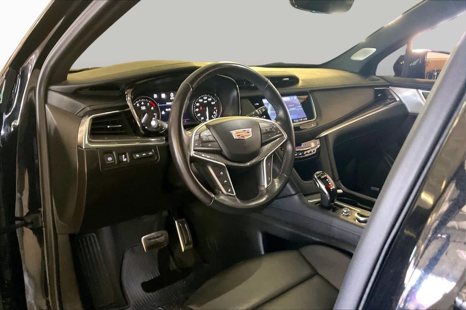 Used 2025 Stellar Black Metallic Cadillac AWD Sport image 16