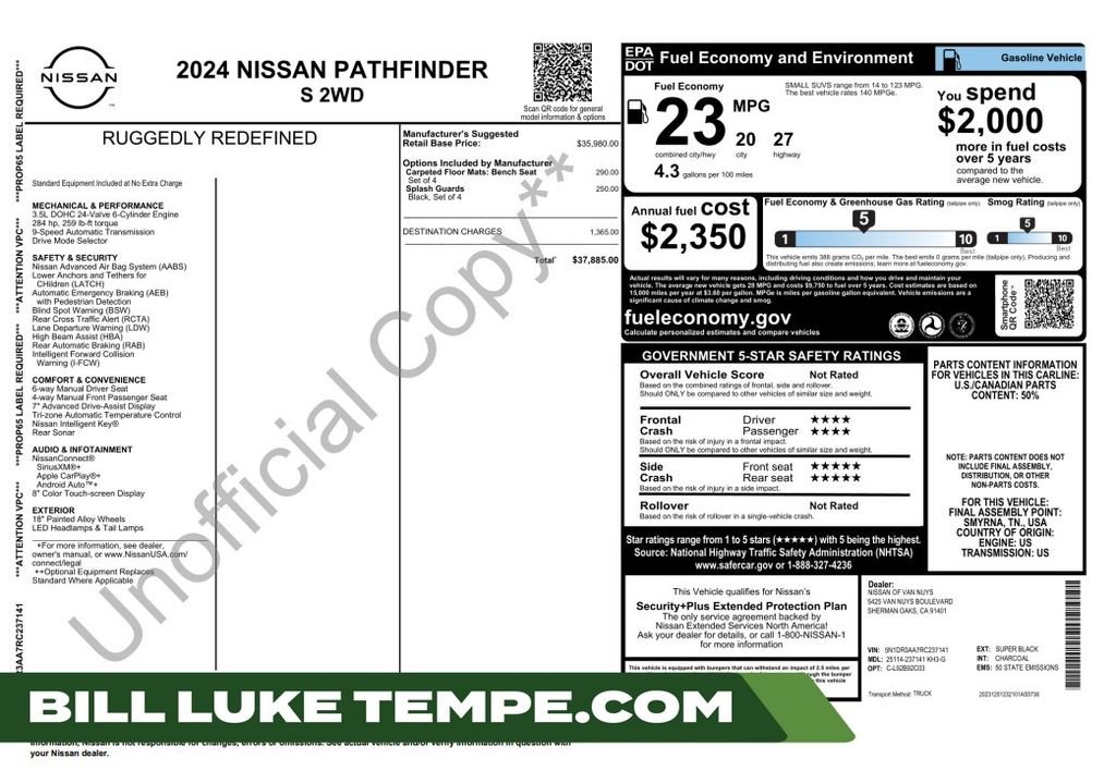 Used 2024 Super Black Nissan S image 1