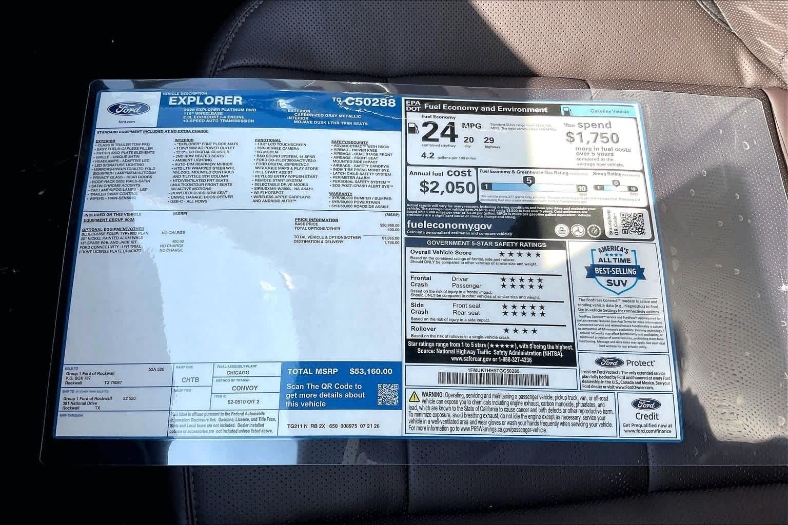 New 2026 Carbonized Gray Metallic Ford Platinum™ image 18