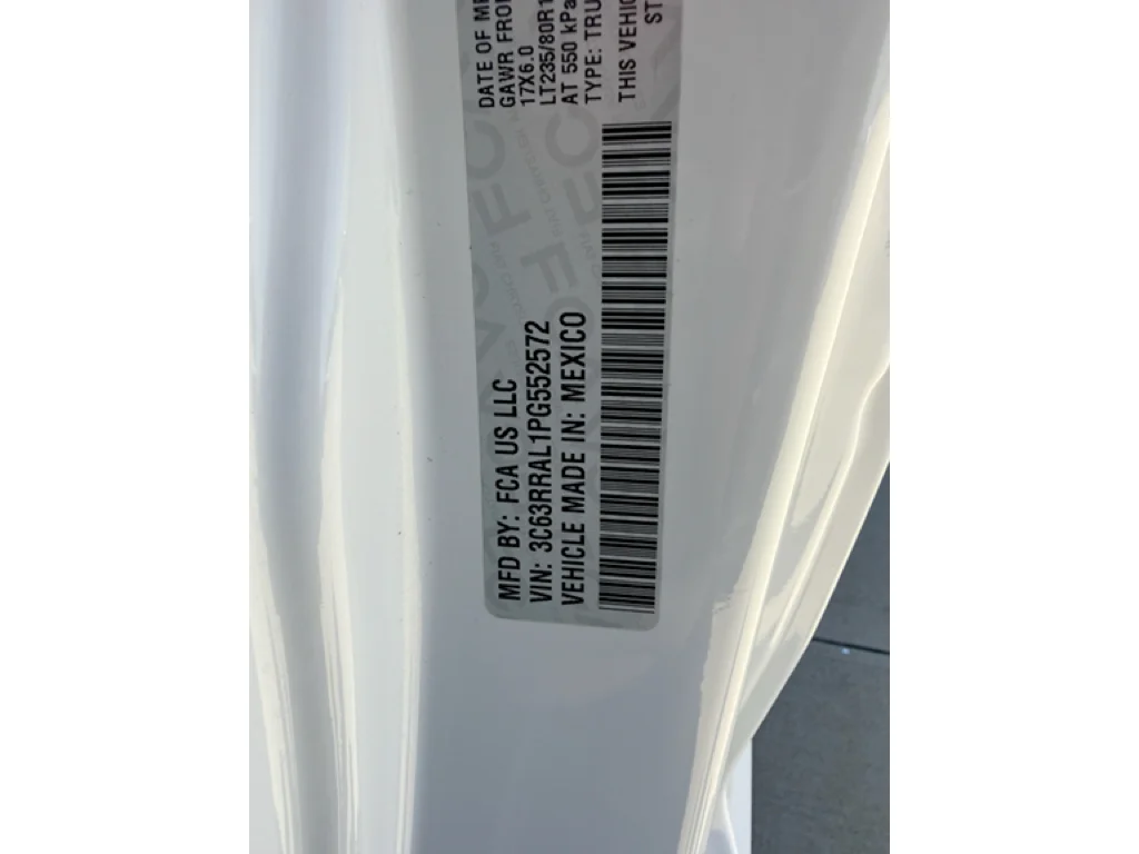 Used 2023 Bright White Clearcoat Ram Tradesman image 35