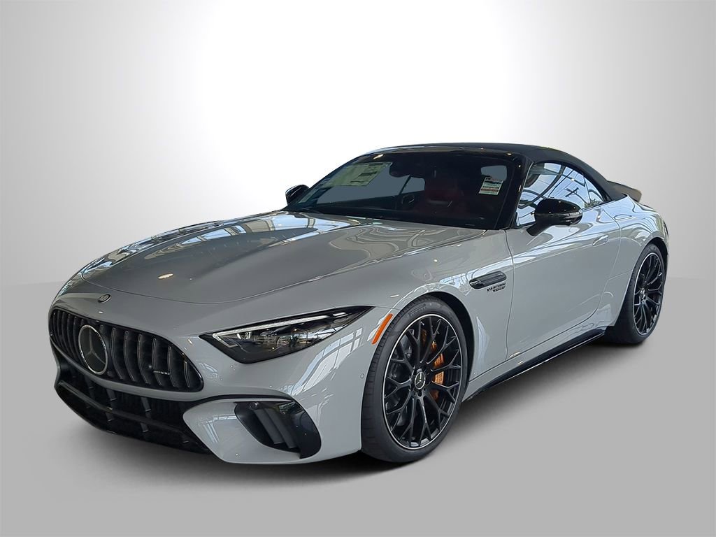 New 2025 MANUFAKTUR Alpine Grey Mercedes-Benz AMG® SL 63 S E Performance Roadster image 28