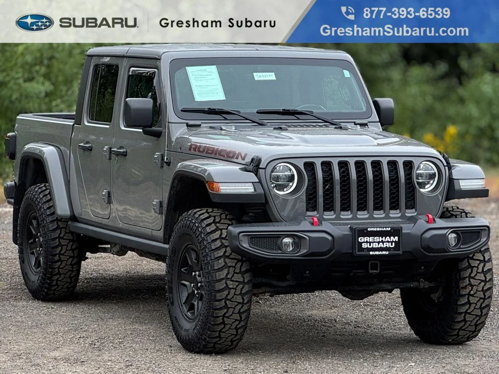Used 2021 Sting-Gray Clearcoat Jeep Rubicon image 1