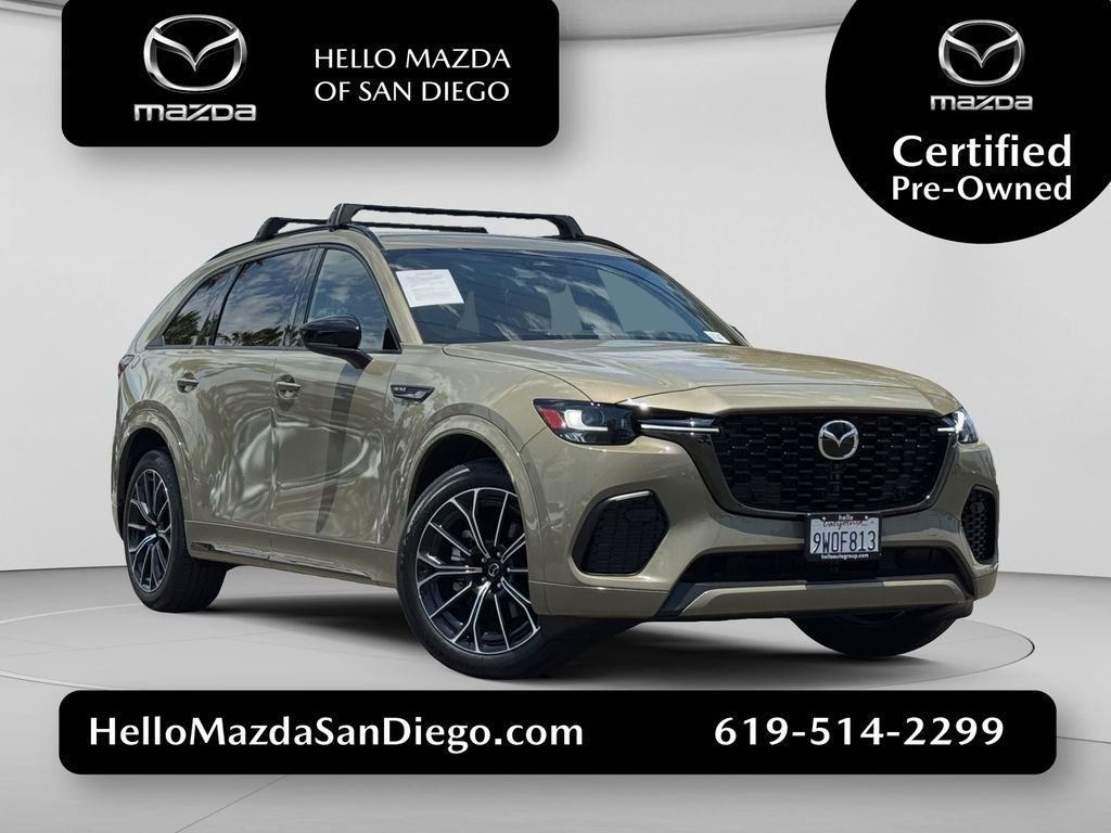 Certified Used 2025 Sand Metallic Mazda 3.3 Turbo S Premium Plus image 1