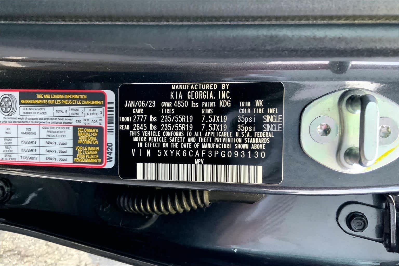 Used 2023 Gravity Gray Kia X-Line image 31
