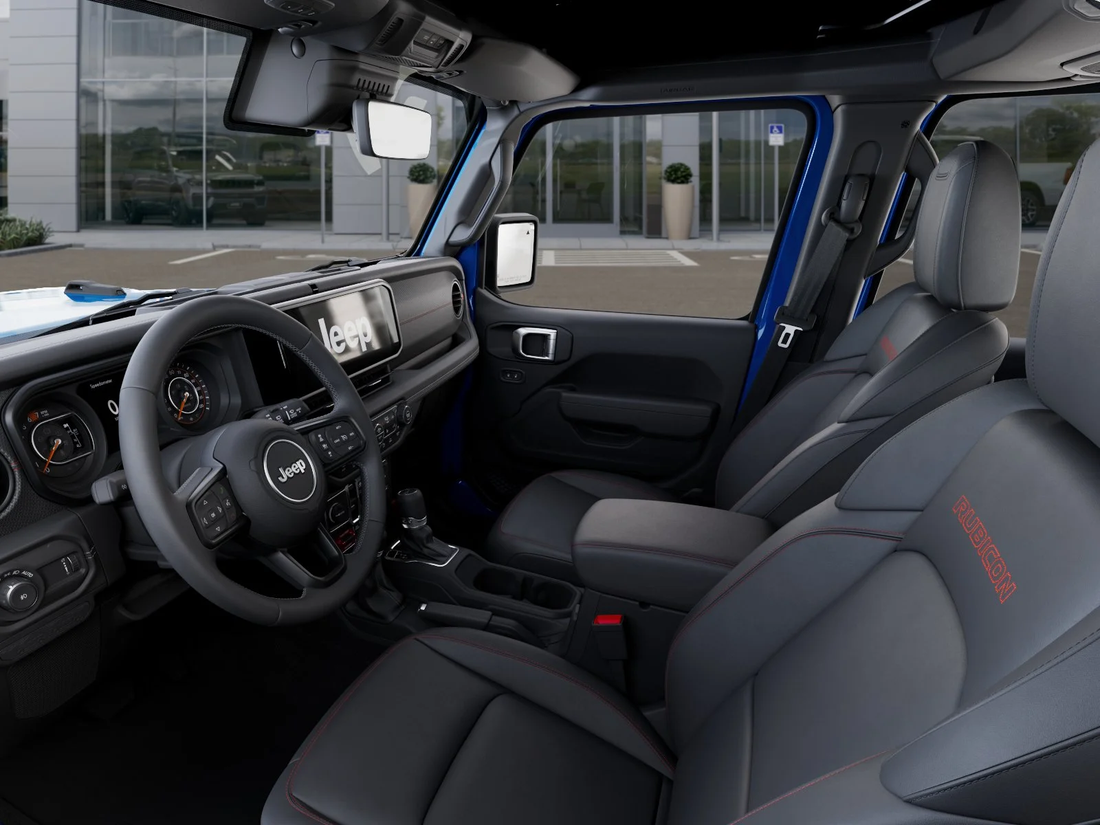 New 2026 Hydro Blue Pearl-Coat Exterior Paint Jeep Rubicon image 48