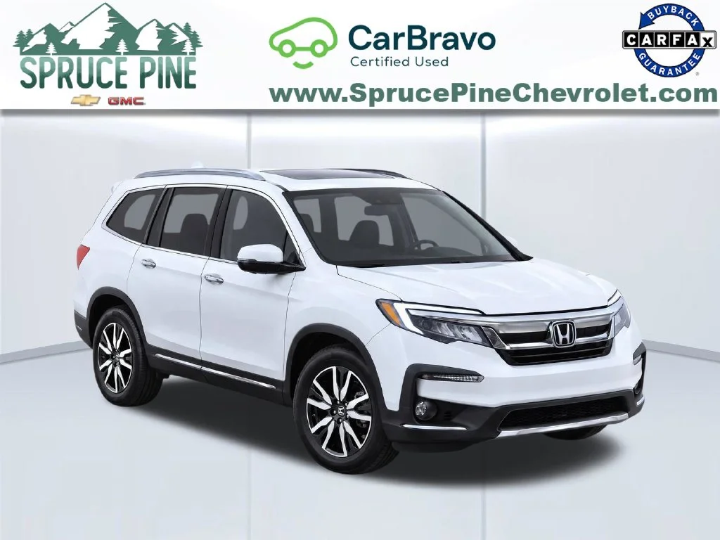 Certified Used 2021 White Honda Touring image 1