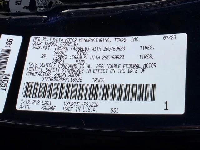 2023 Toyota Tundra Platinum - Photo 32
