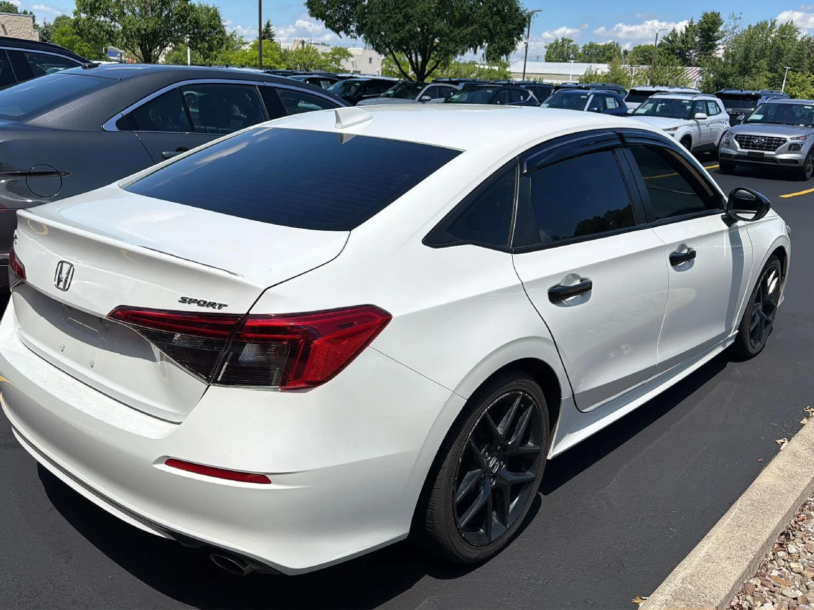 Used 2023 Platinum White Pearl Honda Sport image 4