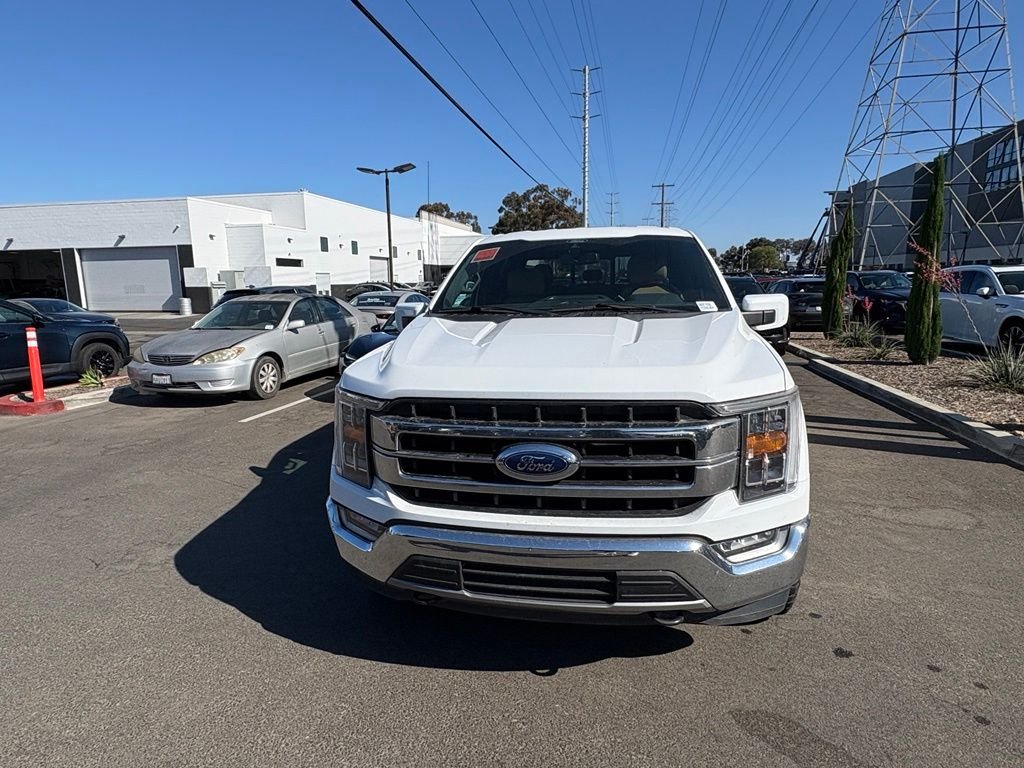 Used 2021 Oxford White Ford Lariat image 3