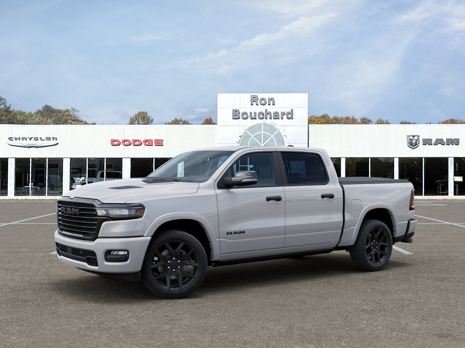 New 2026 Ivory White Tri-Coat Pearl-Coat Exterior Paint RAM Laramie image 2